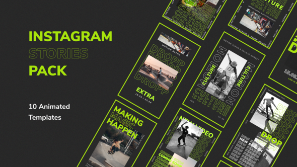 Videohive Modern Instagram Stories Product Promo template preview