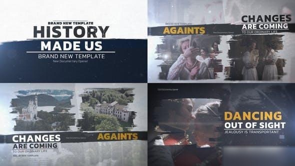 Videohive History Made Us Openers template preview