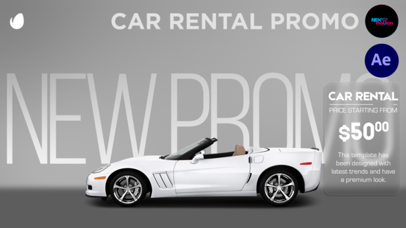 Videohive Car Rental Promo 44263001 Broadcast-packages template preview