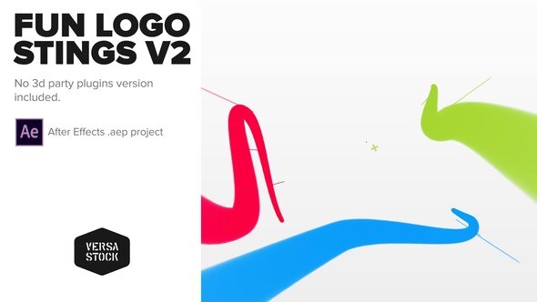 Videohive Fun Logo Stings with Social Logos Logo Stings template preview