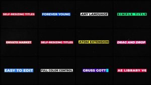 Videohive Box Titles Titles template preview