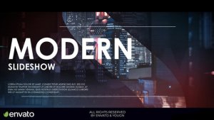 Videohive Modern Slideshow 23266051 Openers template preview