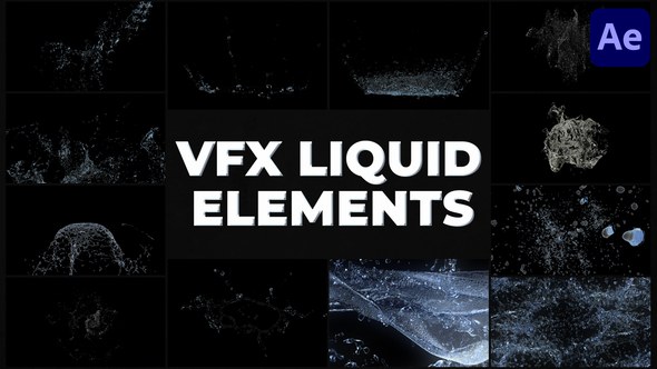 Videohive VFX Liquid Pack | After Effects Elements template preview
