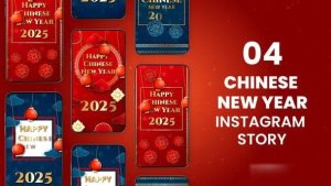 Videohive Chinese New Year Instagram Stories 55665791 Openers template preview
