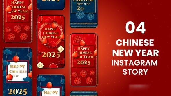 Videohive Chinese New Year Instagram Stories 55665791 Openers template preview