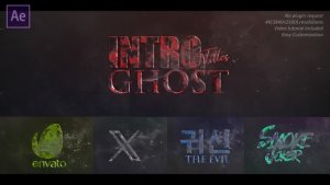 Videohive Ghost Smoke Text Logo Intro Titles template preview