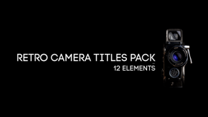 Videohive Retro Camera Titles Pack Titles template preview