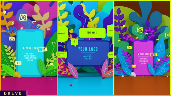 APP Promo/Youtube Intro/ Mobile Websites Promotion/ Iphone IOS Android/ Social Media/ Icons IGTV/ TV Video Displays template preview