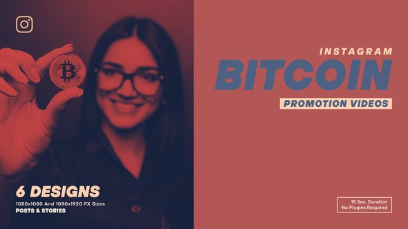 Videohive Bitcoin Promotion Instagram Product Promo template preview
