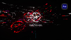 Videohive Neon Glitch Logo 54290898 Logo Stings template preview