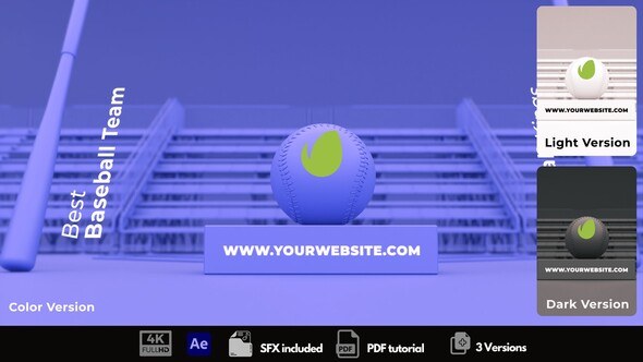 Videohive Baseball Logo Reveal 50050778 Logo Stings template preview