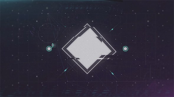 Videohive GlitchShapes Logo Stings template preview