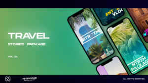 Videohive Travel Stories Vol. 01 Video Displays template preview