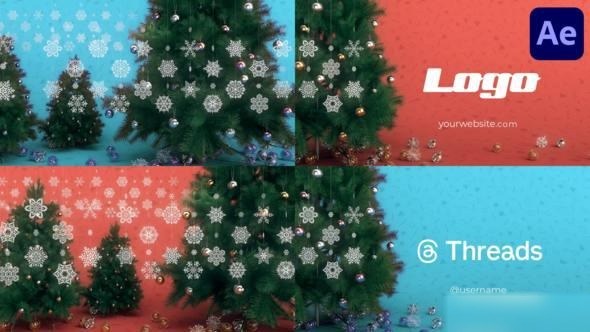 Videohive Christmas Logo for After Effects 48697107 Logo Stings template preview