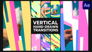 Videohive Vertical Hand Drawn Transitions | After Effects Elements template preview