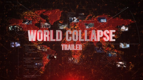 Videohive World Collapse Trailer Openers template preview