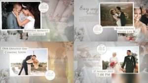 Videohive Wedding Album Slideshow Openers template preview
