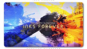 Videohive Inks Forever Parallax Slideshow Openers template preview