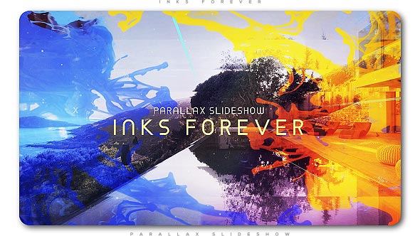 Videohive Inks Forever Parallax Slideshow Openers template preview