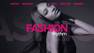 Fashion Rhythm Opener Video Displays template preview