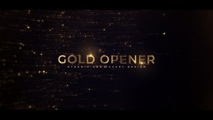 Videohive Gold Elegant Titles Titles template preview
