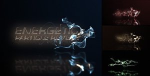 Energetic Particle Reveal Video Displays template preview
