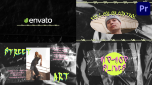 Hip-Hop Slides for Premiere Pro Premiere Pro template preview