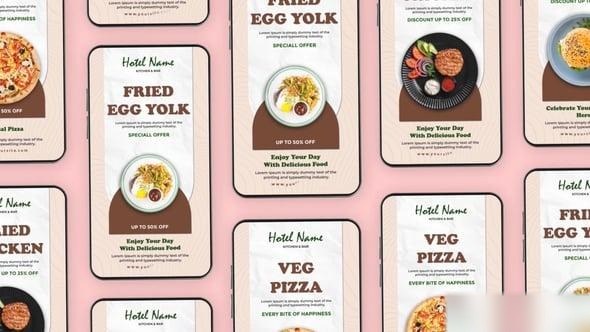 Videohive Food Instagram Story Product Promo template preview