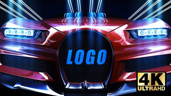 Videohive Luxury sport car Logo Stings template preview