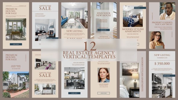 Videohive Real Estate Vertical Video Templates Pack Product Promo template preview