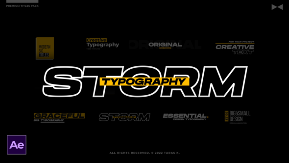 Videohive Modern Titles  AE Titles template preview
