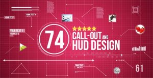 74 Call-Out and Hud Design Pack Video Displays template preview