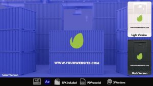 Videohive Shipping Logo Reveal Logo Stings template preview