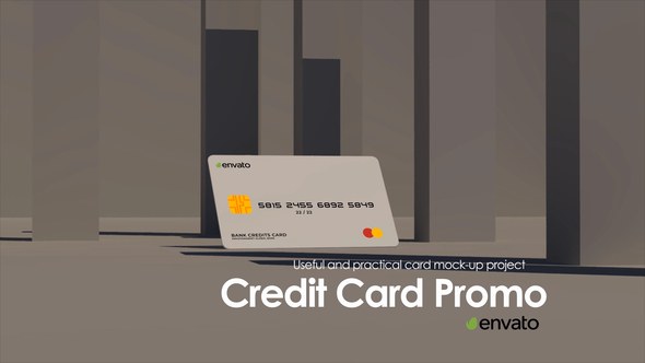 Videohive Bank Credit Card Promo 52592233 Product Promo template preview