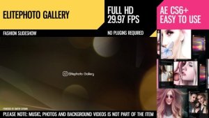 Videohive Elitephoto Gallery Video Displays template preview