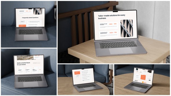 Videohive Laptop Presentation Mockup Product Promo template preview