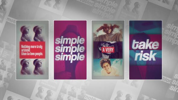 Videohive Typography Stomp Reels Product Promo template preview