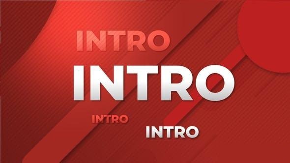 Videohive Ribbon - Short You Tube Intro Openers template preview