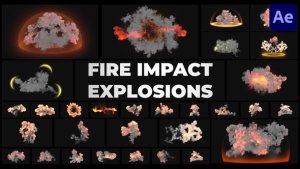Videohive Fire Impact Explosions for After Effects Elements template preview