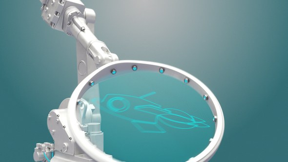 Videohive Robotic Logo 46976151 Logo Stings template preview