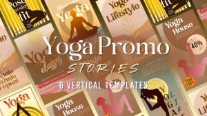 Videohive Yoga Promo Stories Product Promo template preview