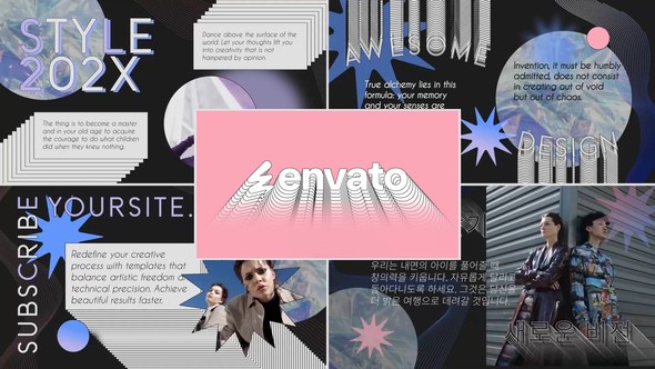 Vintage Creative Slides for Premiere Pro Premiere Pro template preview