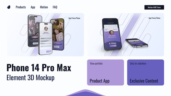 Videohive Phone Mockup 46121601 Product Promo template preview