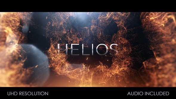Videohive Particle Burst Intro Logo Stings template preview