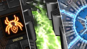 Videohive 3 Hi-Tech Electric Logo Openers Logo Stings template preview