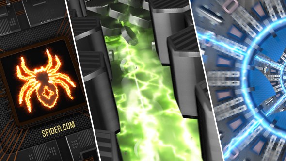 Videohive 3 Hi-Tech Electric Logo Openers Logo Stings template preview