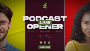 Videohive Podcast Opener 57712874 Openers template preview