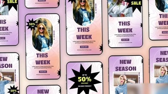 Videohive Fashion Sale Instagram Story 56280633 Elements template preview