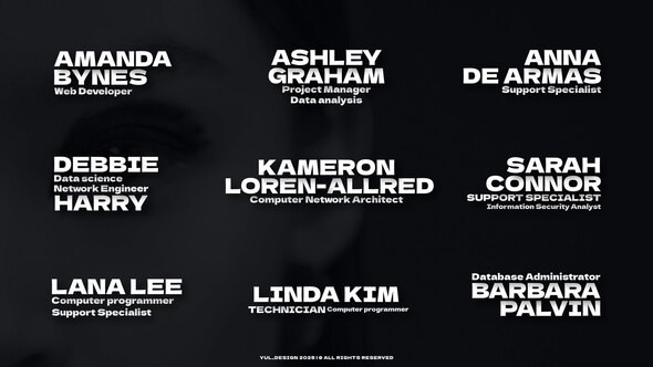 Videohive Shadow Lower Thirds | AE Titles template preview