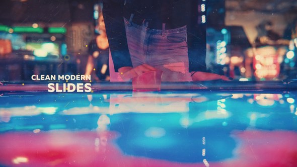 Videohive Clean Modern Slides Video Displays template preview